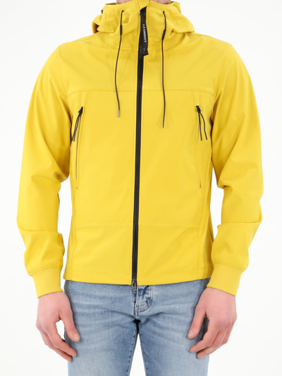 Shop C.p. Company Soft Shell Yellow Jacket