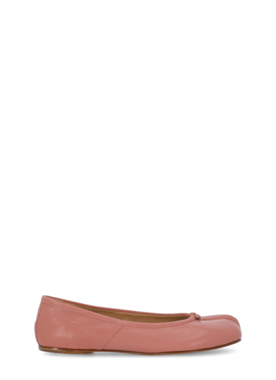 Shop Maison Margiela Tabi Ballet Flat In Rose Dawn