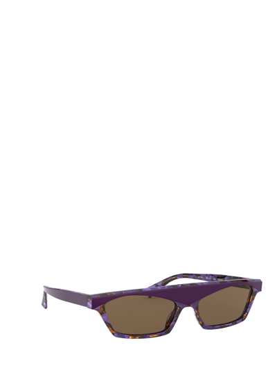 Shop Alain Mikli A05055 Purple / Spotted Violet Tortoise Sunglasses