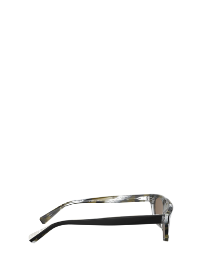 Shop Alain Mikli A05055 Black / Brown Tortoise Horn Sunglasses