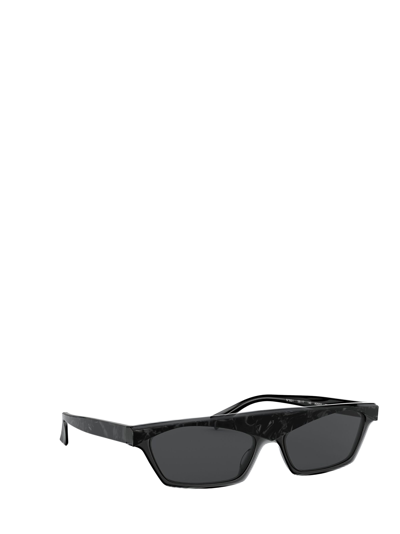 Shop Alain Mikli A05055 Noir Mikli / Pontille Black Sunglasses