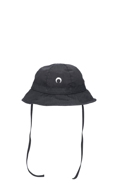 Shop Marine Serre Hat In Black