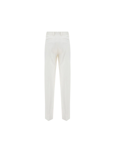 Shop Ermenegildo Zegna Pants In Off White