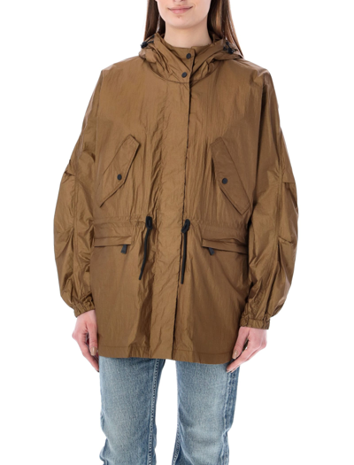 Shop Add Hooded Jacket In Wood