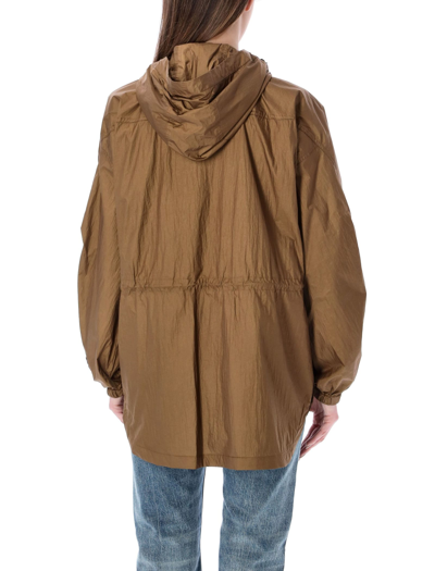 Shop Add Hooded Jacket In Wood