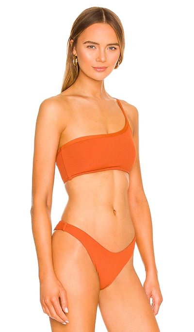 Shop L*space Axel Bikini Top In Amber