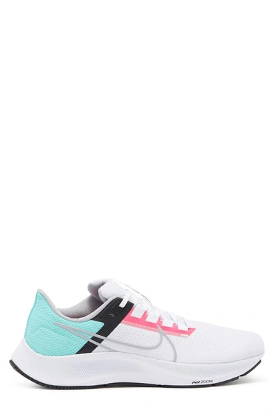 Shop Nike Air Zoom Pegasus 38 Running Shoe In White/ Wolf Grey/ Hyper Pink