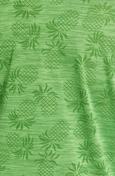 Shop Tommy Bahama Pineapple Palm Coast Short Sleeve Polo In Spring Lime