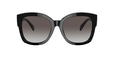 Shop Michael Kors Woman Sunglasses Mk2164 Baja In Dark Grey Gradient