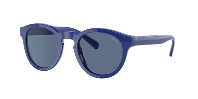 Shop Polo Ralph Lauren Man Sunglasses Ph4184 In Dark Blue