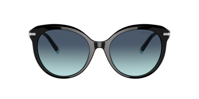 Tiffany & Co Cat Eye Sunglasses In Azure Gradient Blue