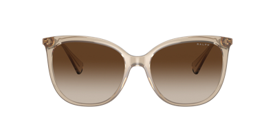 Shop Ralph Woman Sunglasses Ra5248 In Gradient Brown