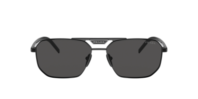 Shop Prada Man Sunglasses Pr 58ys In Dark Grey