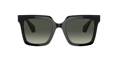 Shop Giorgio Armani Woman Sunglass Ar8156 In Gradient Grey