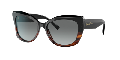 Shop Giorgio Armani Woman Sunglass Ar8161 In Gradient Grey