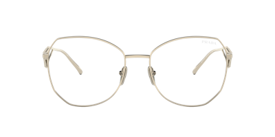 Shop Prada Woman Sunglasses Pr 57ys In Clear Blue Light Filter