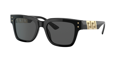 Shop Versace Man Sunglasses Ve4421 In Dark Grey