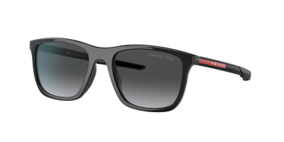 Shop Prada Linea Rossa Man Sunglasses Ps 10ws In Polar Grey Gradient