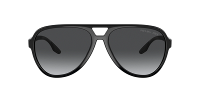 Shop Prada Linea Rossa Man Sunglasses Ps 06ws In Polar Grey Gradient
