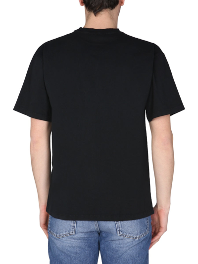 Shop Aries "temple" T-shirt Unisex In Black
