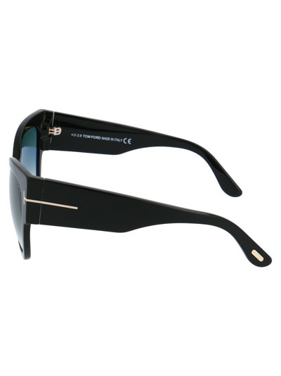 Shop Tom Ford Sunglasses In 01b Black