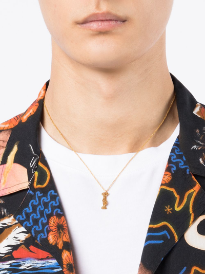 Loveness Lee L Alphabet Necklace In Gold
