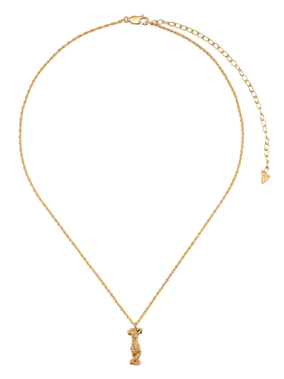 Loveness Lee L Alphabet Necklace In Gold