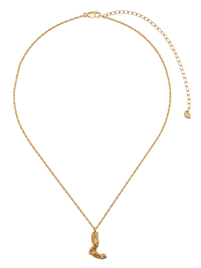 Shop Loveness Lee L Alphabet-charm Necklace In Gold
