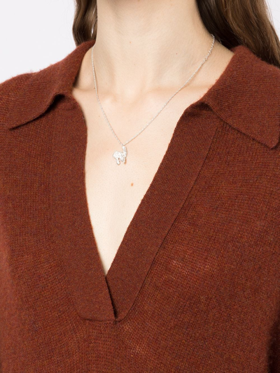 N 字母吊饰项链