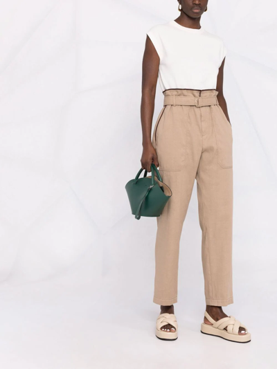 Brunello Cucinelli Cashmere Sleeveless Top In White