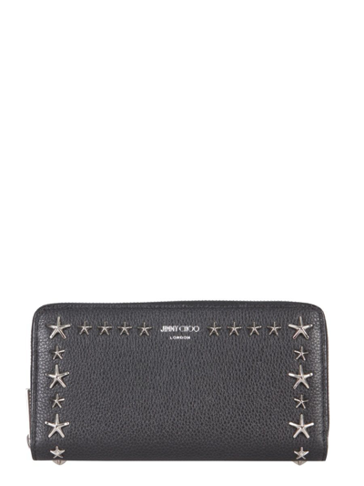 Shop Jimmy Choo Women's  Black Other Materials Wallet