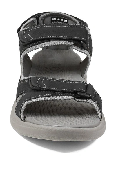 Nunn Bush Rio Vista 3-strap Sandal In Black Multi