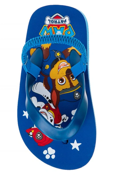 Shop Josmo Paw Patrol Flip-flop Sandal In Navy/ Blue