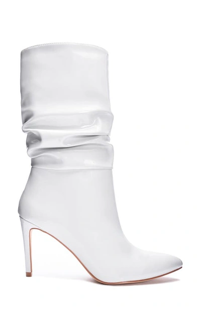 Chinese Laundry Ellie Slouch Pointed Toe Boot In Bone
