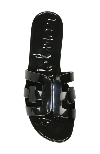 Shop Sam Edelman Bay Jelly Slide Sandal In Black