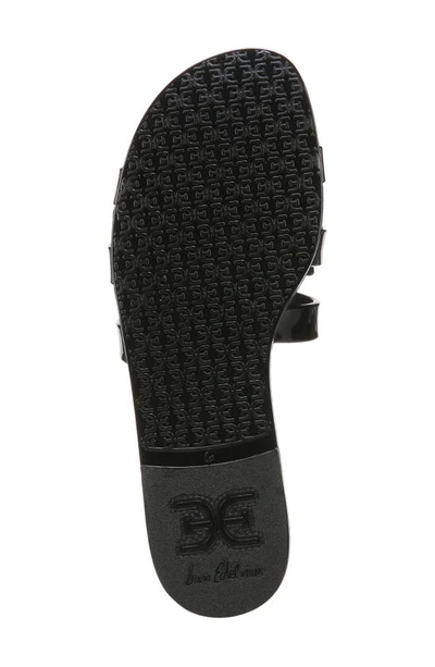 Shop Sam Edelman Bay Jelly Slide Sandal In Black