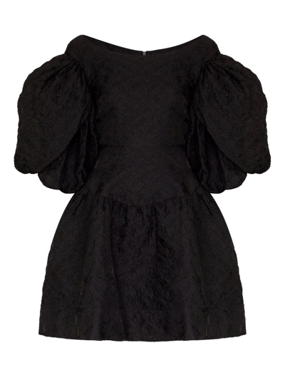 Simone Rocha Womens Floral Jacquard Mini Dress In Black Modesens