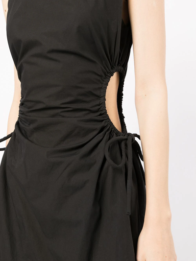 Shop Sir Ilkin Cut-out Maxi Dress In Black