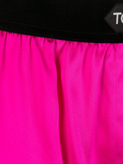 Tom Ford Logo-waistband Boxers In Pink