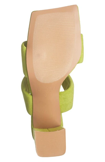 Torgeis Flamingo Knotted Block Heel Sandal In Green