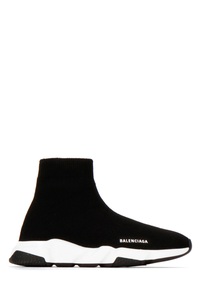 Shop Balenciaga Kids Speed Sneakers In Black