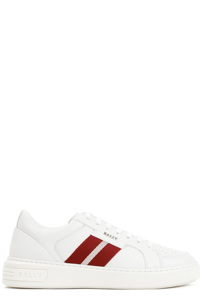 Shop Bally Logo Detailed Low In White