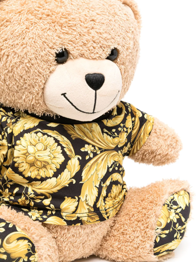 巴洛克印花泰迪熊玩偶