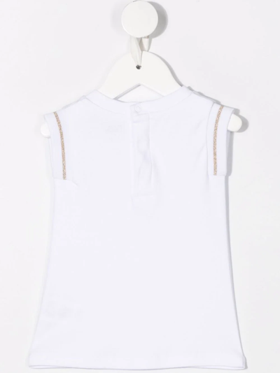 Shop Karl Lagerfeld Choupette-print Dress In White