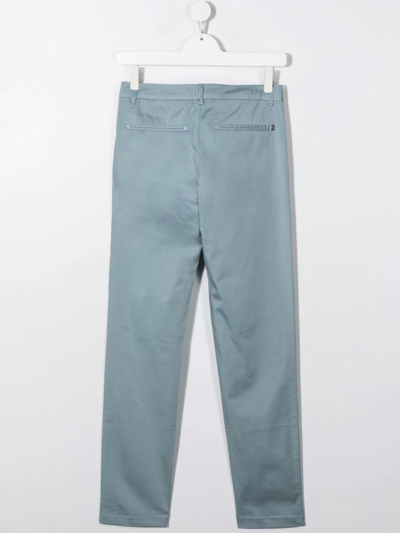 Shop Dondup Slim-cut Trousers In Blue