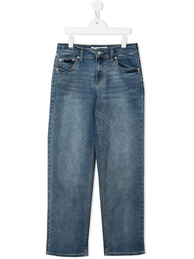 Shop Levi's Teen Straight-leg Jeans In Blue