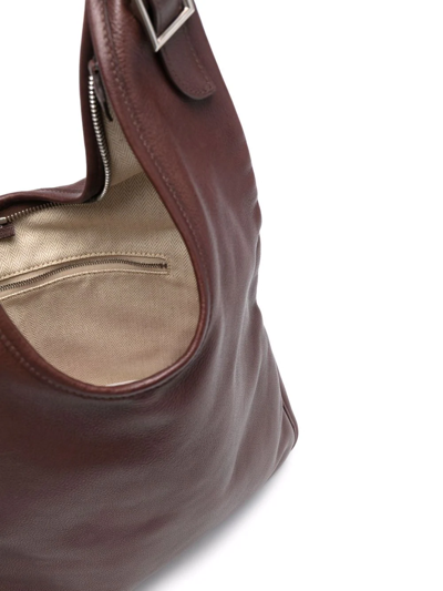 Pre-owned Hermes Massai Shoulder Bag In Brown