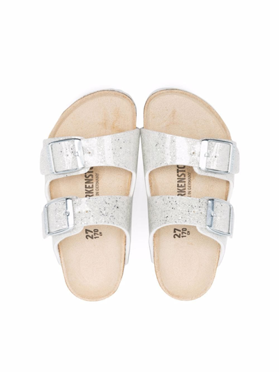 Birkenstock Arizona Open-toe Sandals In Silver