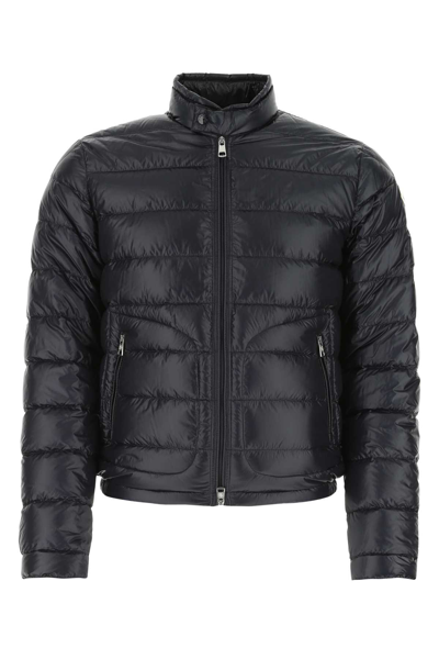 Shop Moncler Acorus Quilted Down Jacket In Navy