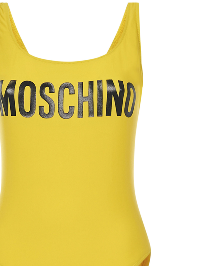 Shop Moschino Swimsuit <br> In Yellow